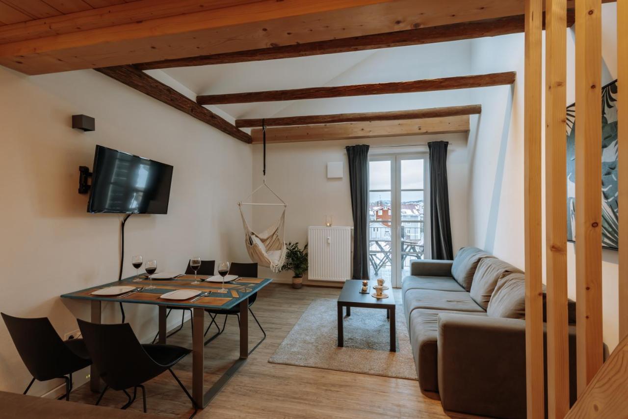 Appartement Modern Elegance Lofts - Wohnen Auf Zwei Ebenen à Passau Chambre photo