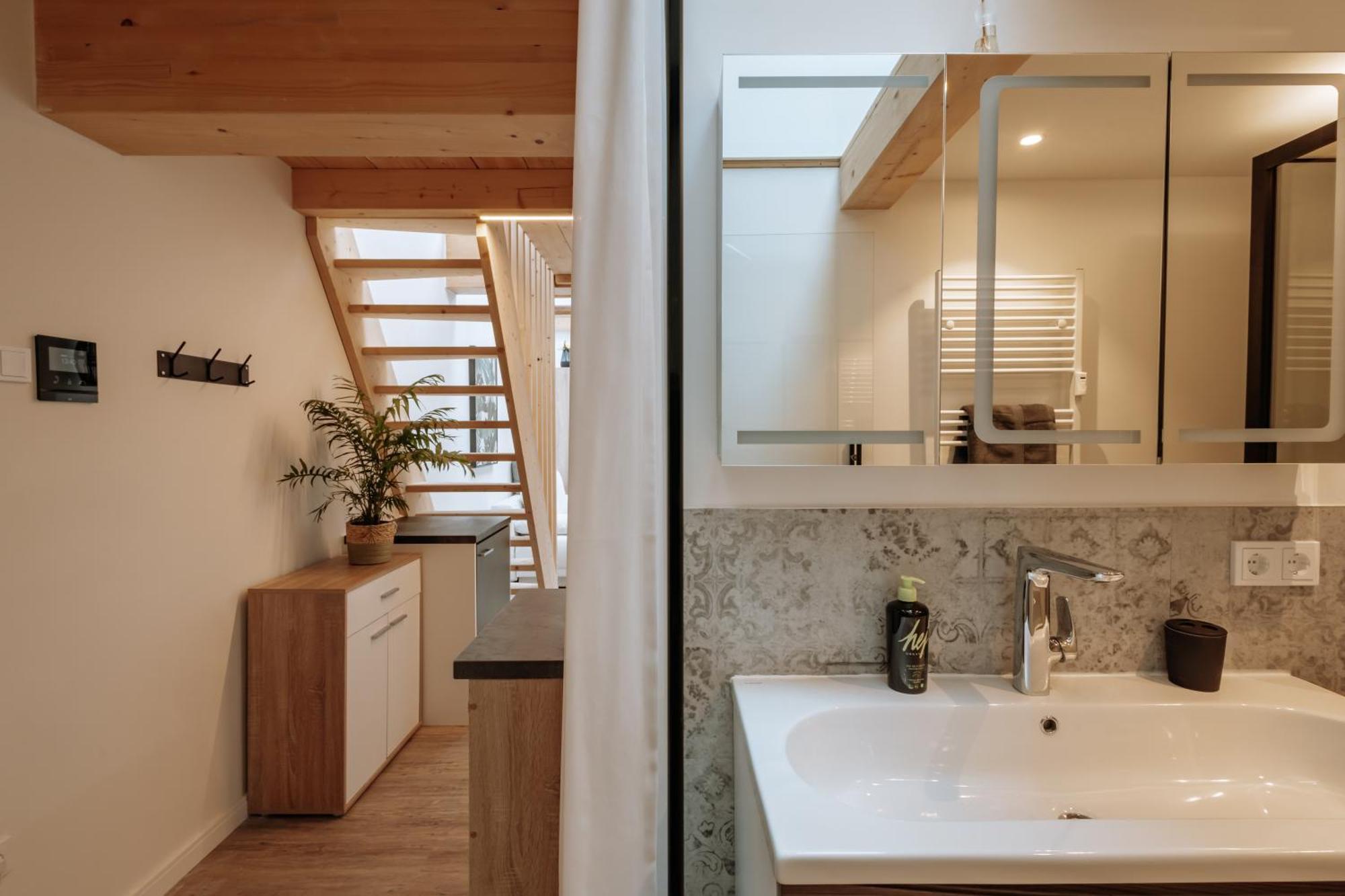 Appartement Modern Elegance Lofts - Wohnen Auf Zwei Ebenen à Passau Chambre photo