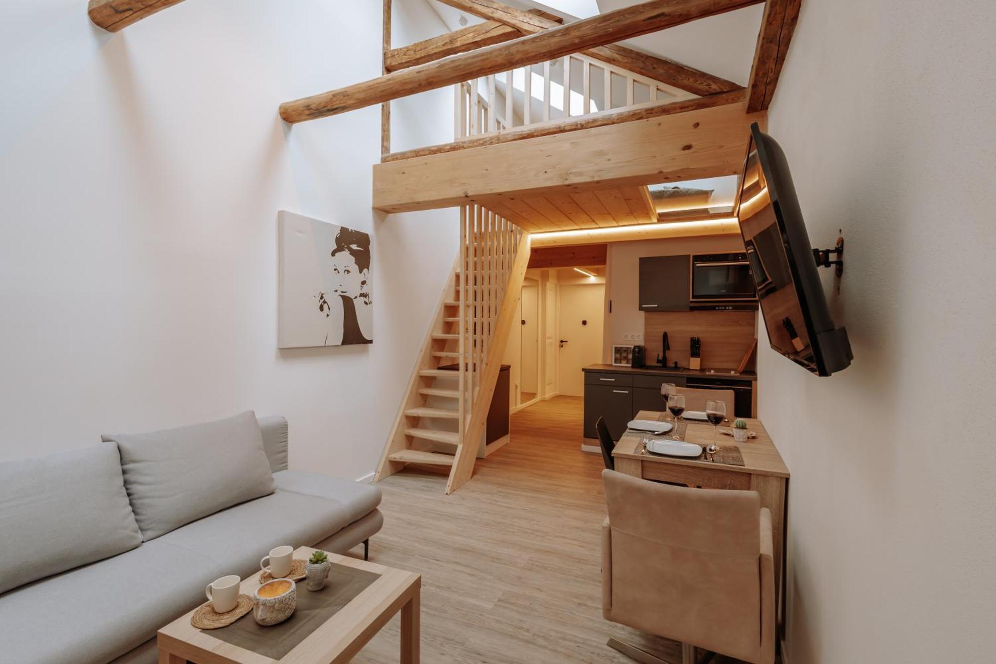 Appartement Modern Elegance Lofts - Wohnen Auf Zwei Ebenen à Passau Extérieur photo