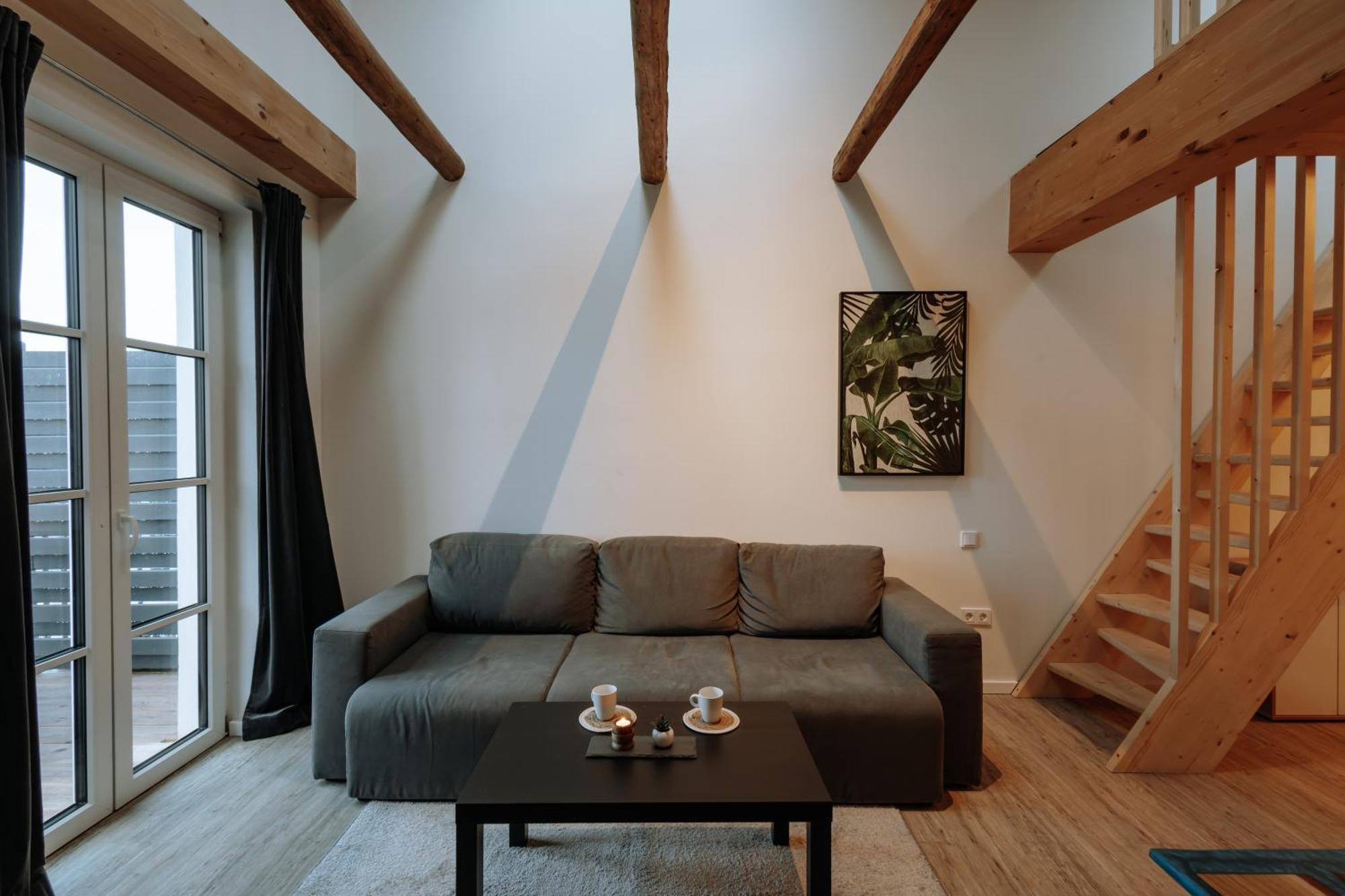 Appartement Modern Elegance Lofts - Wohnen Auf Zwei Ebenen à Passau Chambre photo