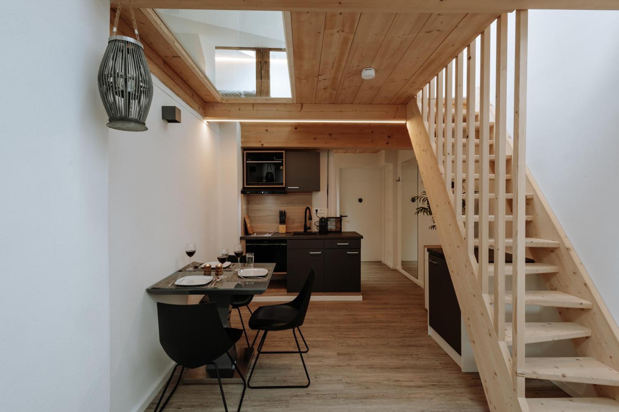 Appartement Modern Elegance Lofts - Wohnen Auf Zwei Ebenen à Passau Extérieur photo